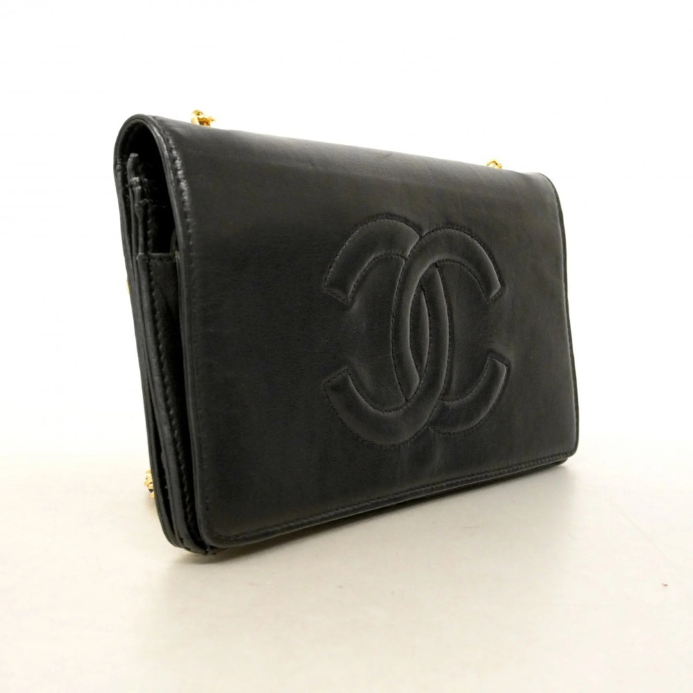 CHANEL Black Leather Wallet - Picture 2 of 11